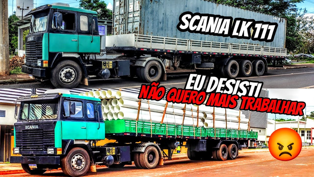 Scania LK 111... Eu desisti e não quero mais trabalhar!