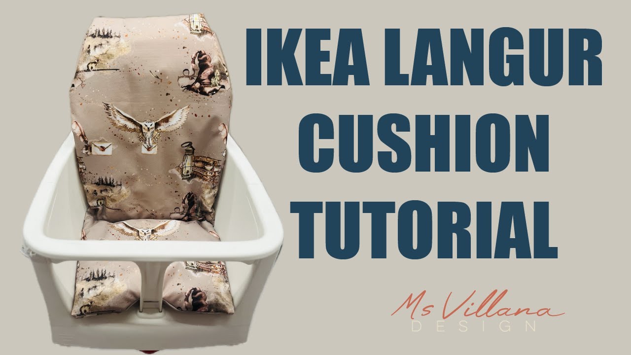 IKEA LANGUR cushion sewing tutorial