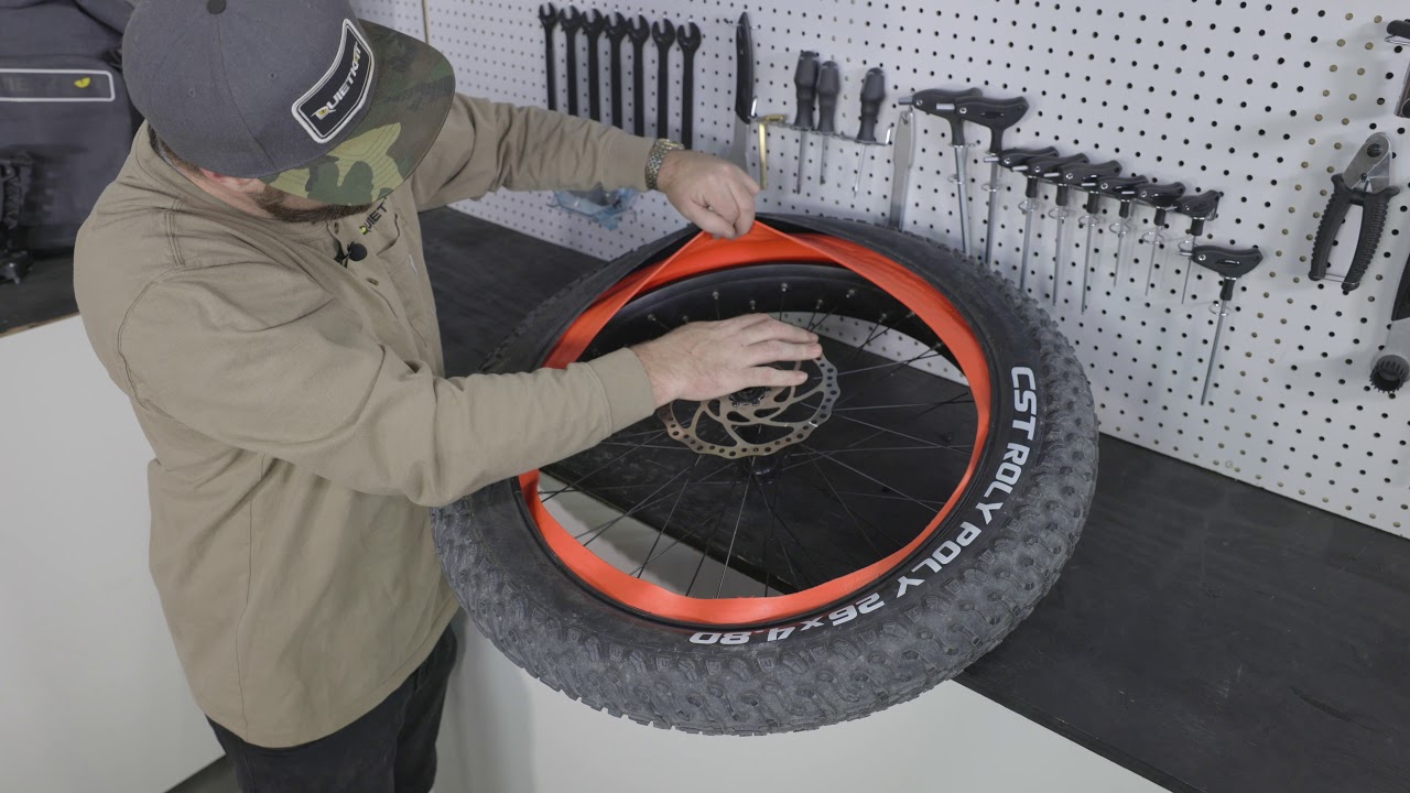 Tannus Armour Tire Insert Installation