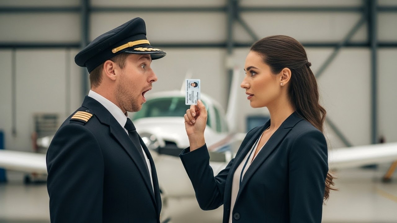 Pilot zadrwił z jej pytań o kabinę – dopóki nie zobaczył jej licencji testowego pilota