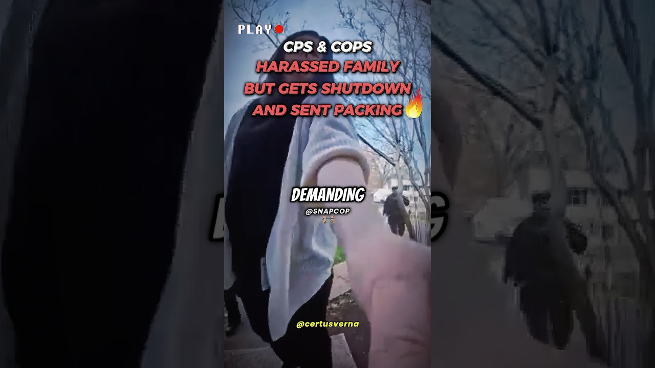 CPS & Cops Harassing A Family But Gets Shutdown And Sent Packing