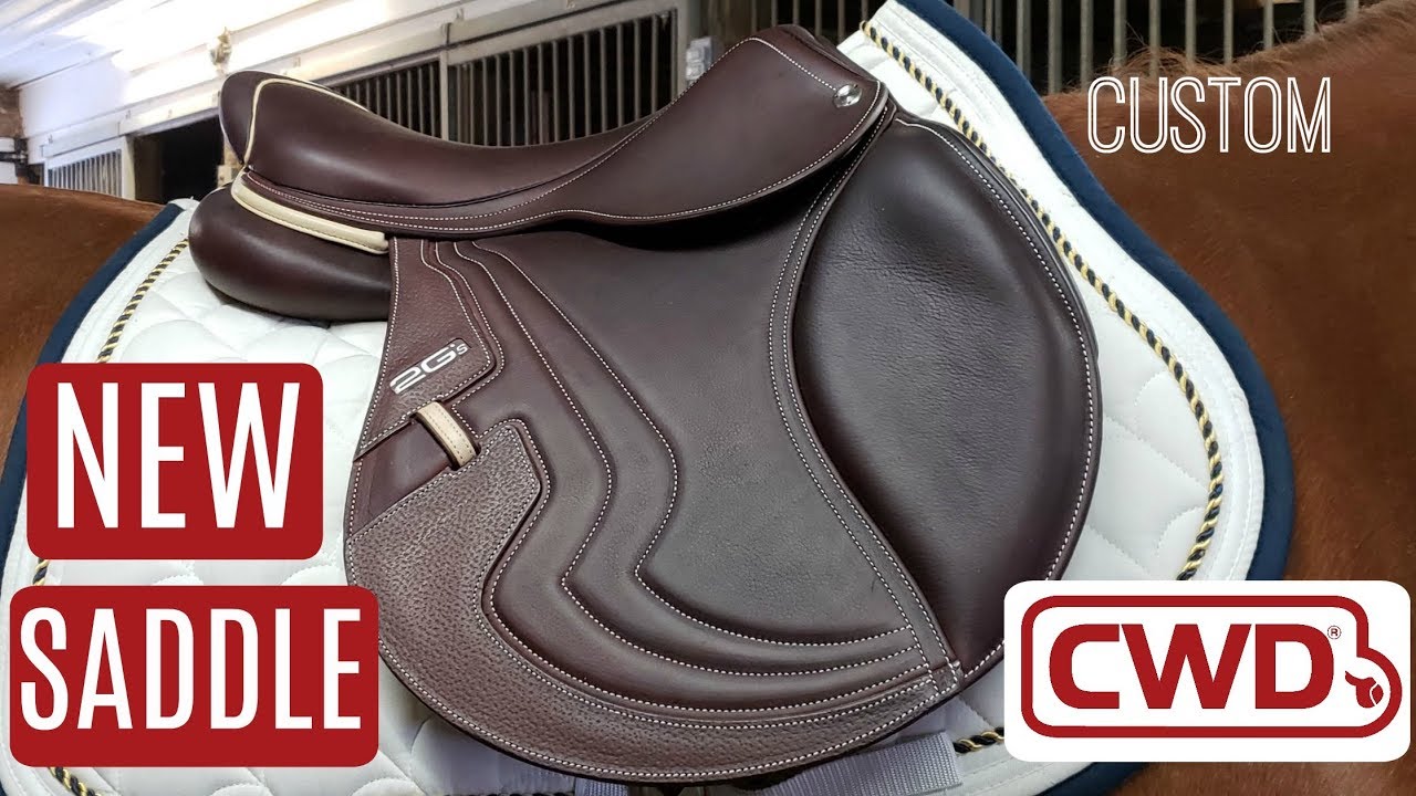 MY NEW CUSTOM SADDLE // Unboxing + Try out | Caspercup