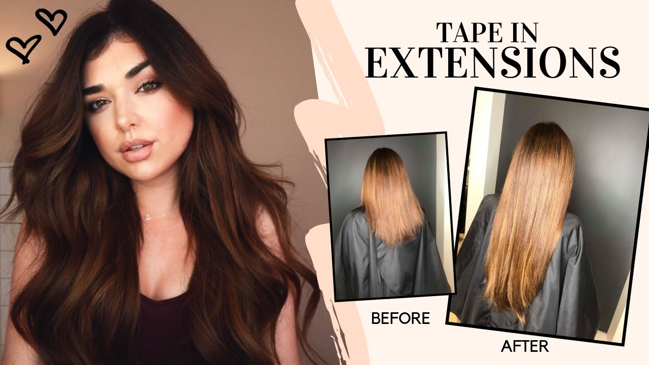 ALL ABOUT TAPE IN EXTENSIONS: COST, INSTALLATION & CARE - BOMBAY HAIR | Chloe Zadori