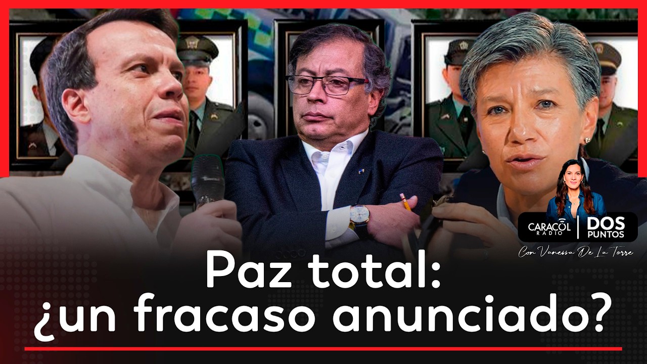 Claudia López vs. Leonardo Huerta: críticas al petrismo y debate sobre la paz total en Dos Puntos