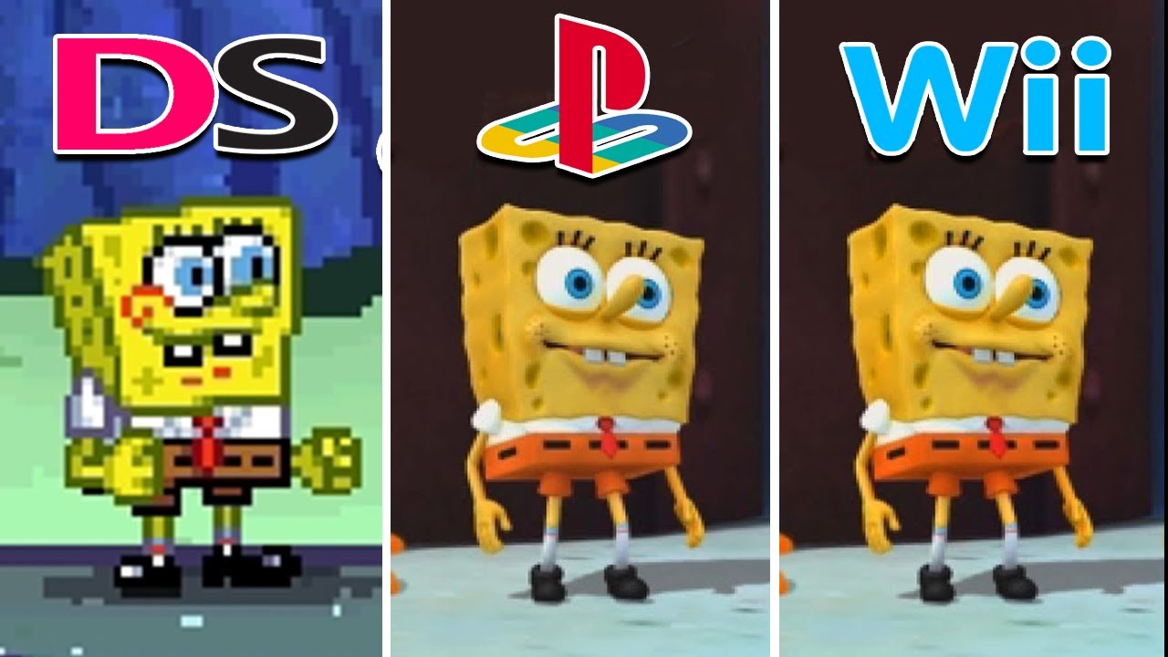 SpongeBob featuring Nicktoons: Globs of Doom (2008) DS vs PS2 vs Wii (Which One is Better?)