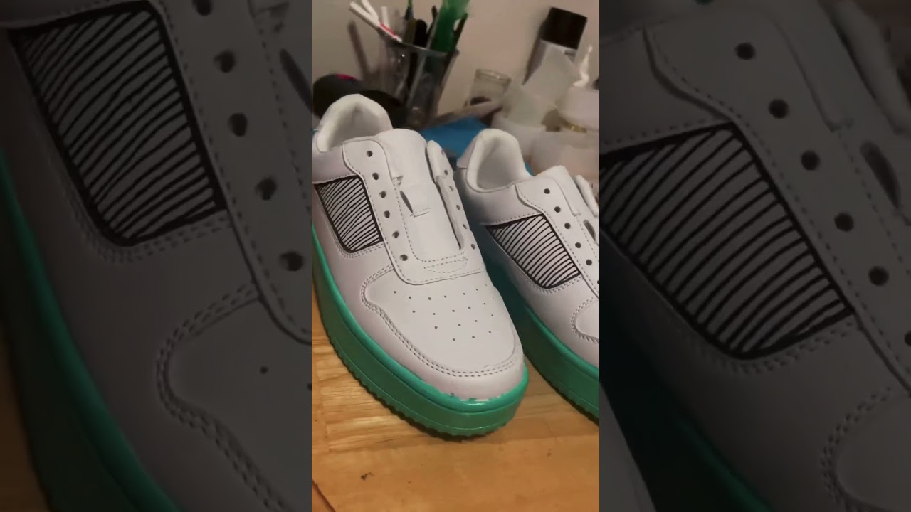 Walmart shoes 👟 #shoes #artist #diy #art #craft #makeover