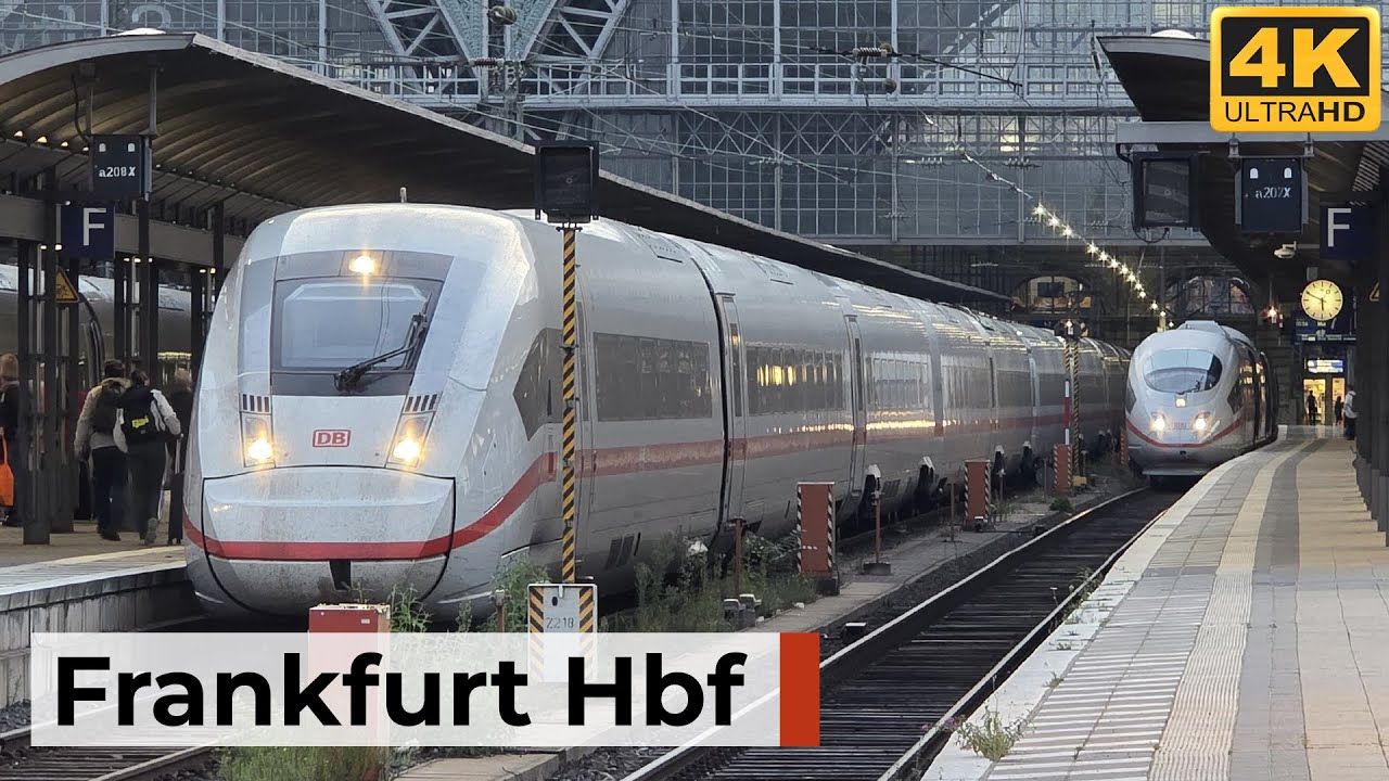 Frankfurt(Main)Hbf 26.07.2025- Früher Morgen mit dichtem ICE-Verkehr & Regionalzügen am Hauptbahnhof