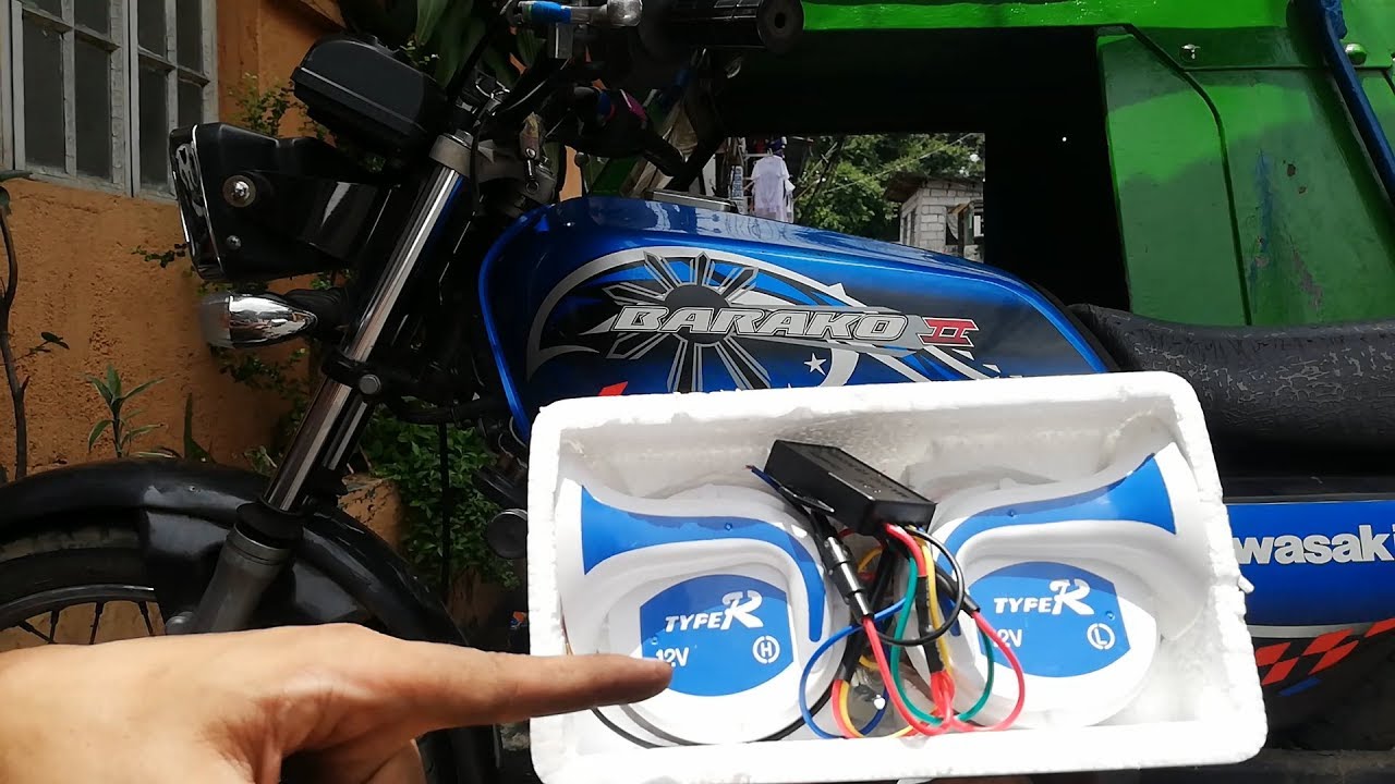 PAANO MAGKABIT NG DUAL HORN SA MOTOR PERO MAY STOCK HORN PA DIN