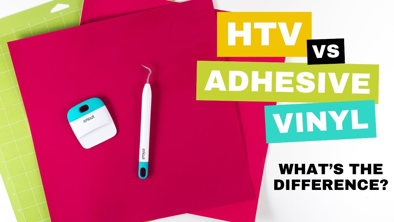 The Difference Between HTV and Adhesive Vinyl for Beginners!