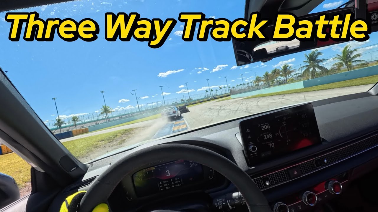 C5 Z06 vs. E36 M3 vs. FL5 Civic Type R | Homestead Miami Speedway