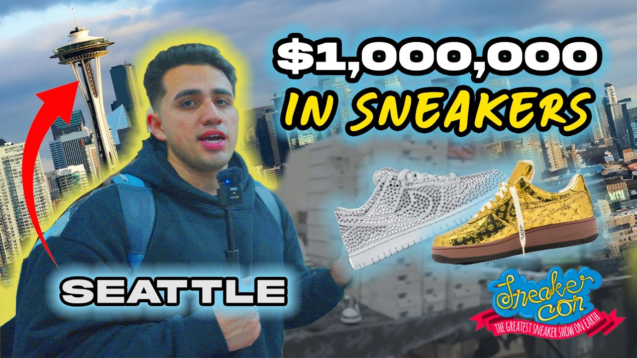 Over $1,000,000 of Sneakers at SNEAKERCON SEATTLE