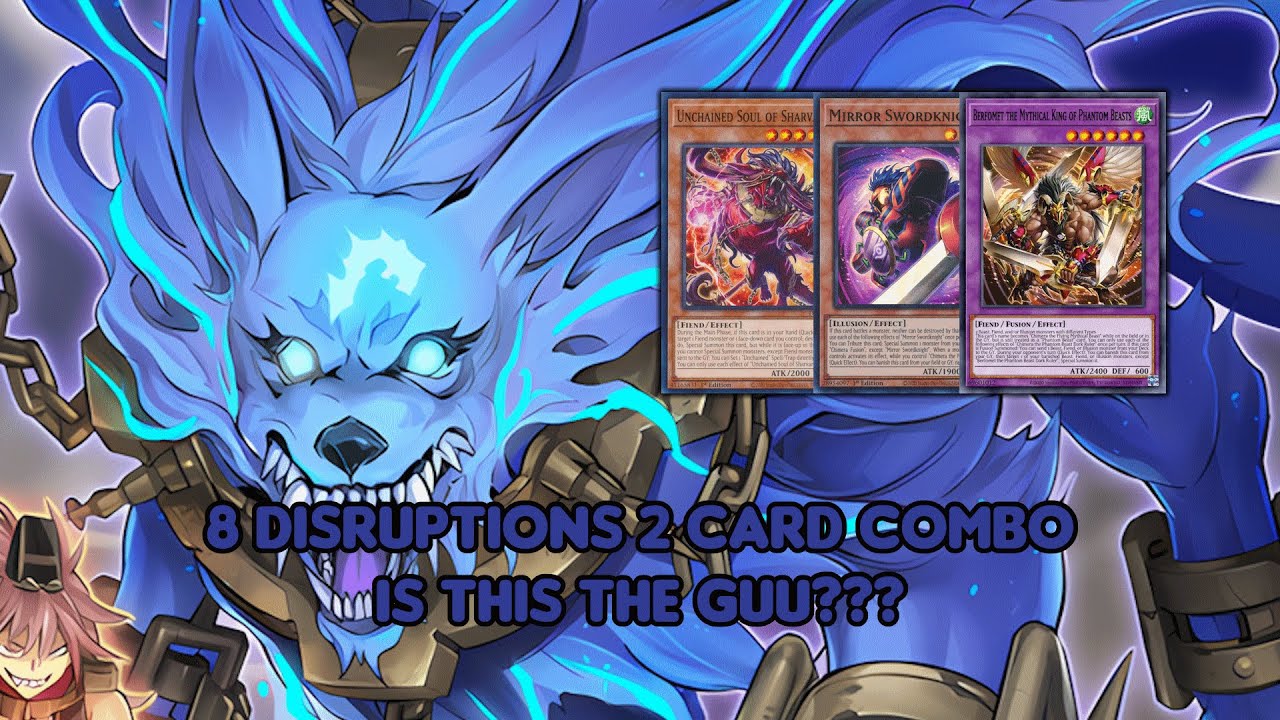 8 DISRUPTION BOARDS WITH ONLY 2 CARDS!!! - Unchained Chimera Deck profile YuGiOh TCG!