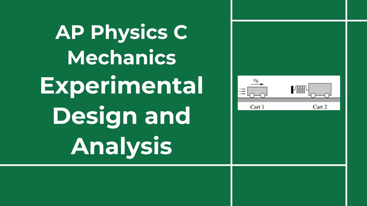 Understanding the new AP Physics C Mechanics FRQ Type: Experimental Design and Analysis