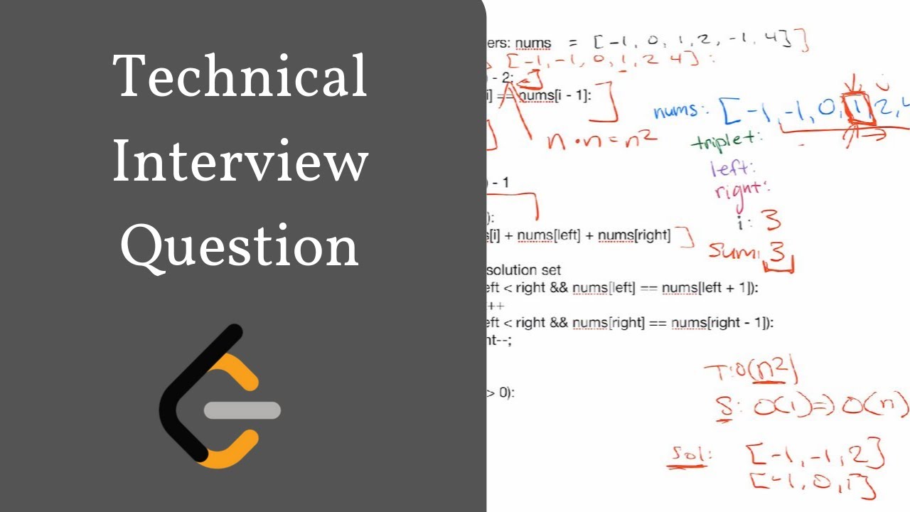 Technical Interview Question: 3Sum [Leetcode]