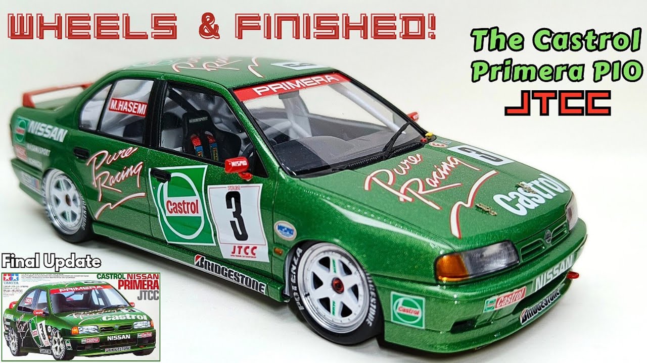 Сборка Tamiya Nissan Primera JTCC (1/24) | Финальная сборка и готовая модель автомобиля