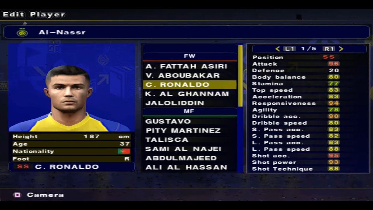 PES 2023 PS2 Iso Download | January 2023 Final | Ronaldo transfer | English