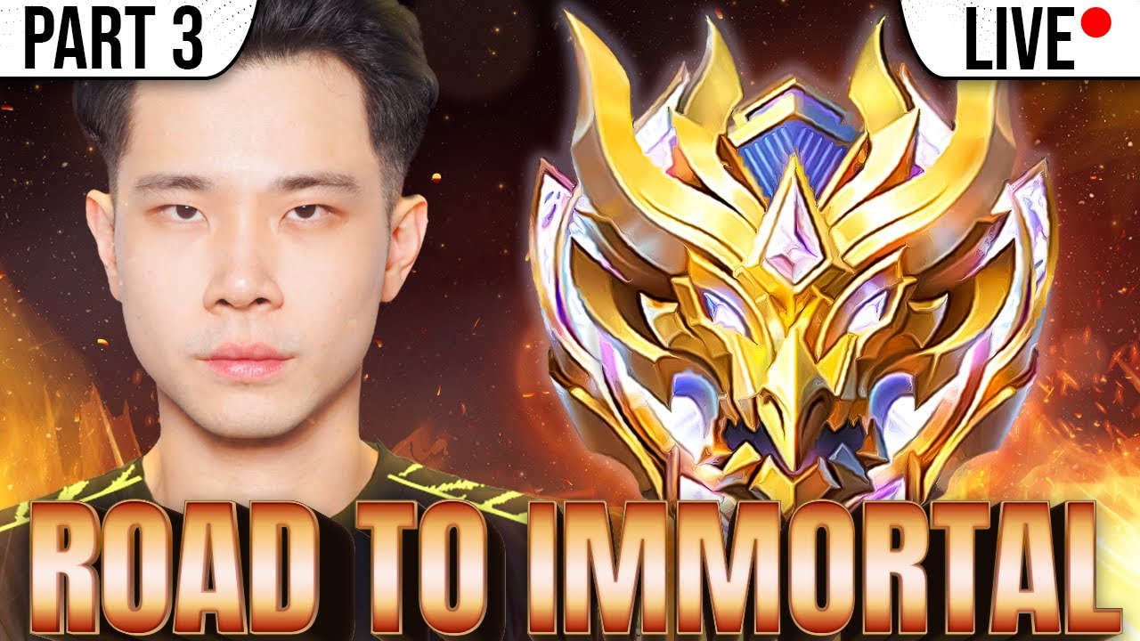 🔴 LIVE | PUSH RANK KE MYTHIC IMMORTAL PART 3 (MOBILE LEGENDS)