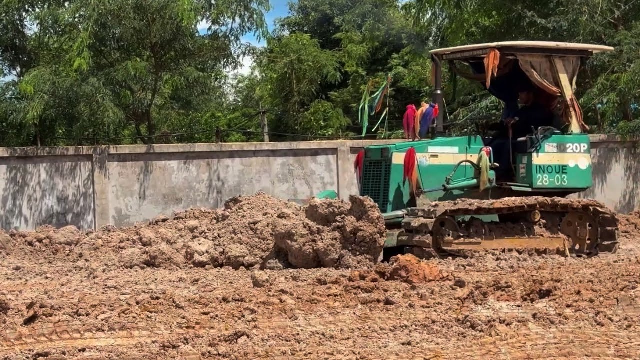 Good Job Wonderful nEW Project!! START Landfill DEEP POND By EXPERT Skill DOZER Driver