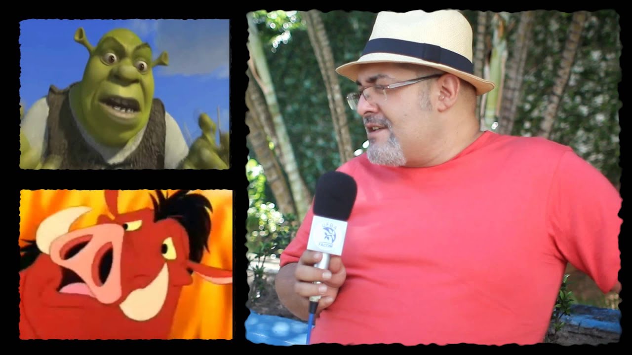 Mauro Ramos dubla Pumba e Shrek