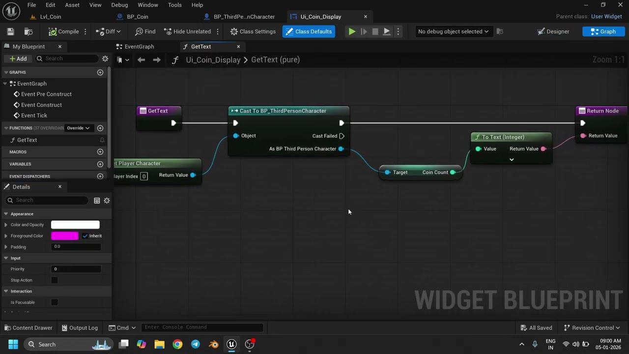 Unreal Engine 5  - Coin Collection