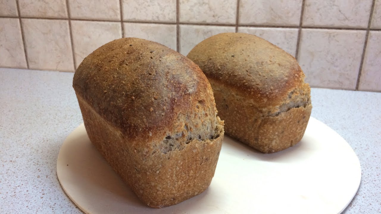 #Хлеб на закваске 🍞 с добавлением всего 2 гр дрожжей🍞Кулинария с любовью