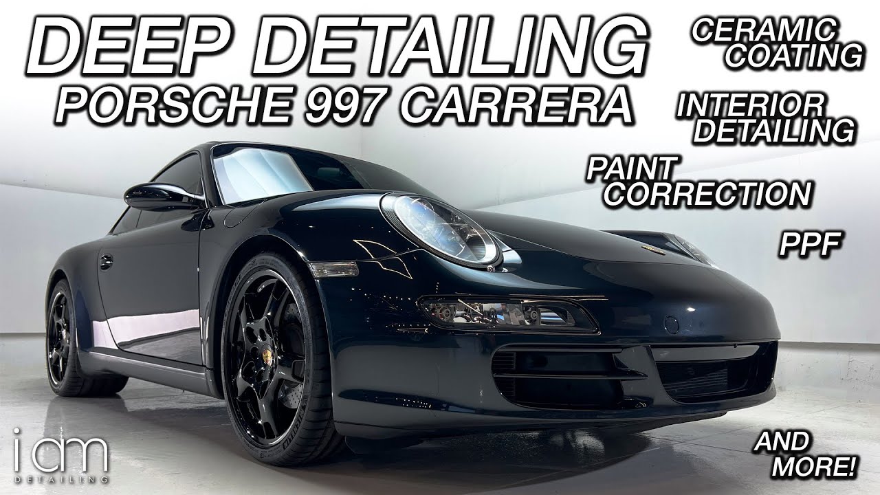 THIS Porsche 997 Carrera gets THE WORKS! Paint Correction, Ceramic Coating, PPF