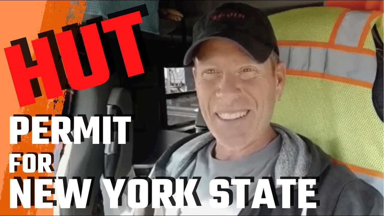 HUT FOR NEW YORK | HOW TO GET YOUR HUT STICKER AS A WERNER TRUCKING OTR DRIVER | HUT PERMIT