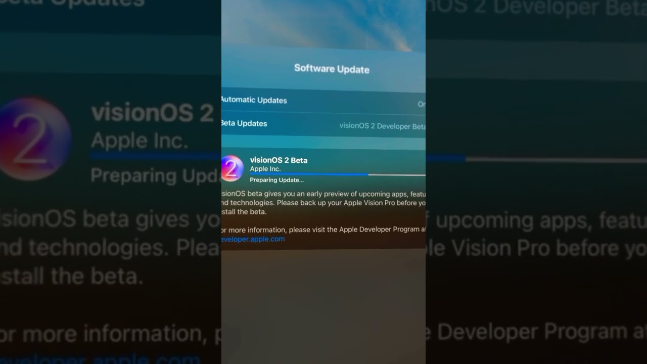 Vision OS 2.0 Apple Vision Pro Preview! #applevisionpro #visionpro