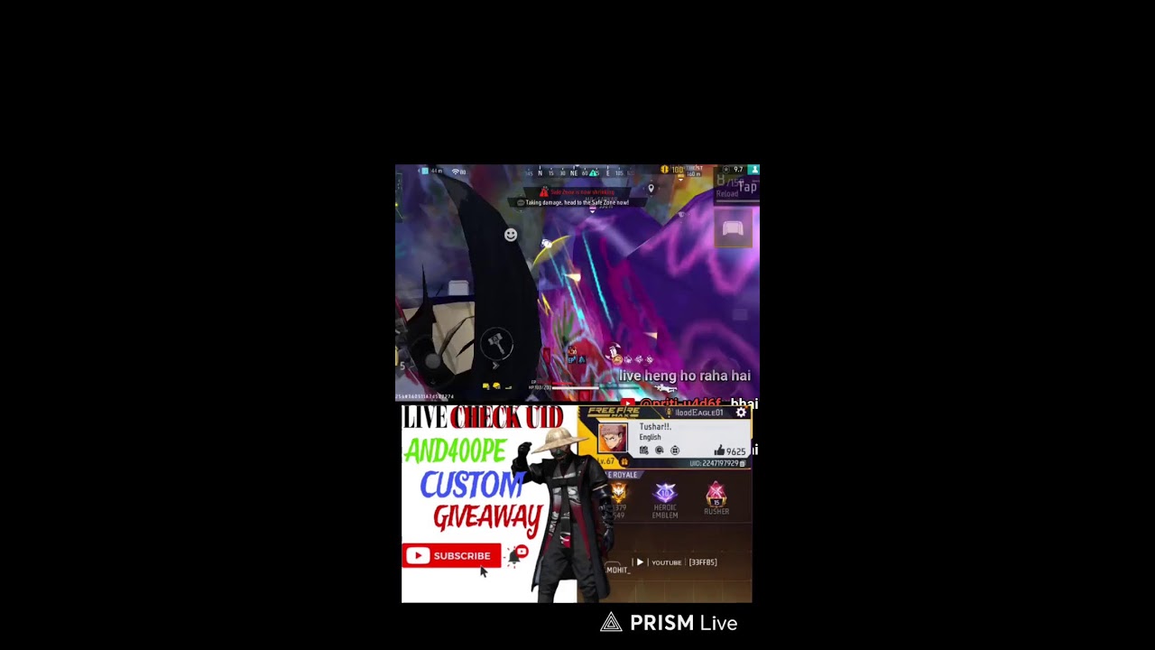 crazy mohit live UID check