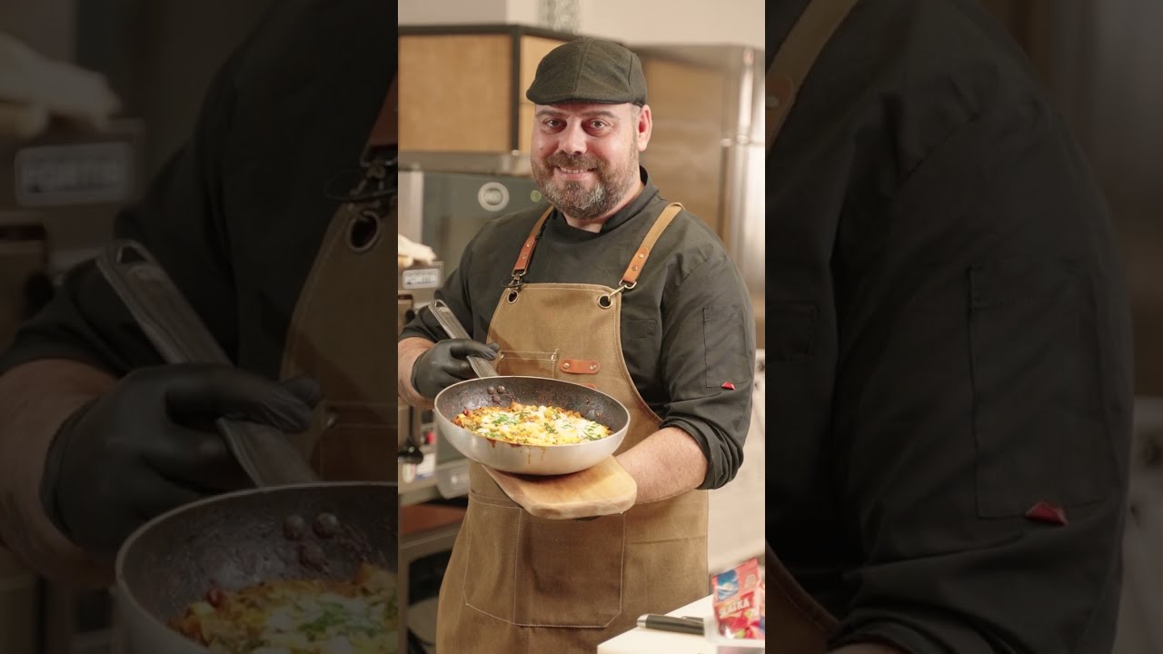 Vegeta Maestro CookBook - Домашни јуфки со поширани јајца на шев Никола Мишковски