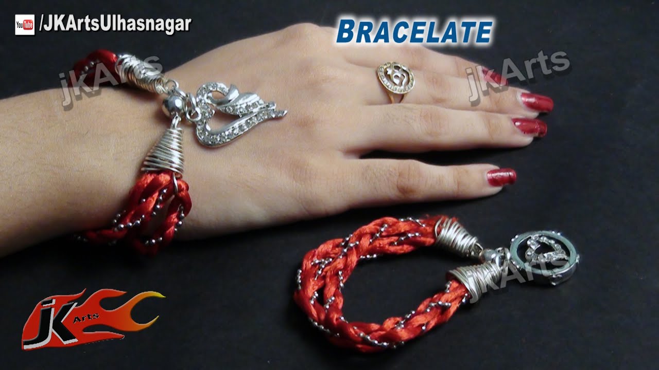 DIY   How to make Bracelet | Valentine's Day Gift Idea  | JK Arts 489