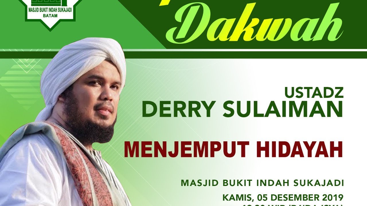 Safari Dakwah | Ustadz Derry Sulaiman