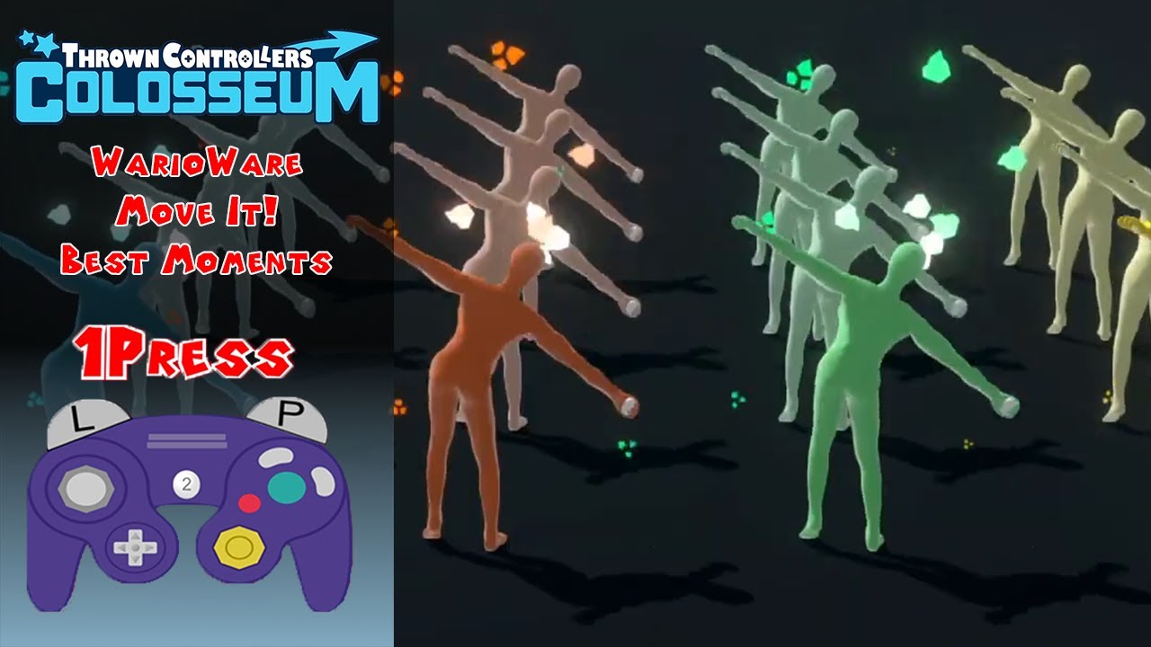Thrown Controllers Colosseum 2024 - WarioWare Move It! Лучшие моменты