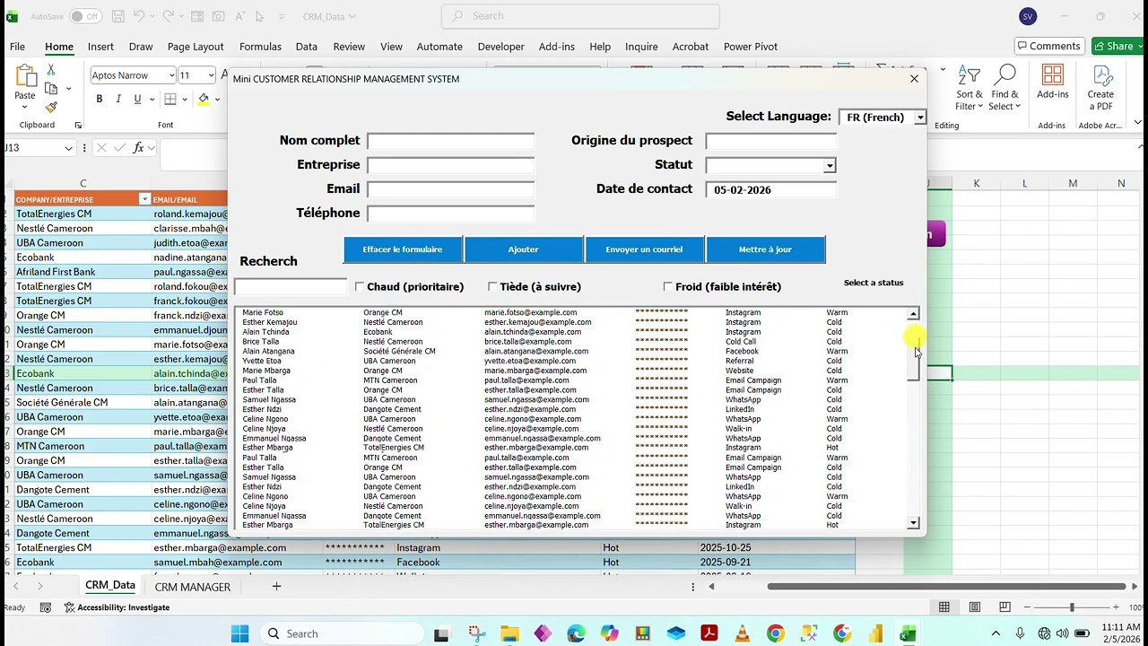 VITY Customer Relationship Management