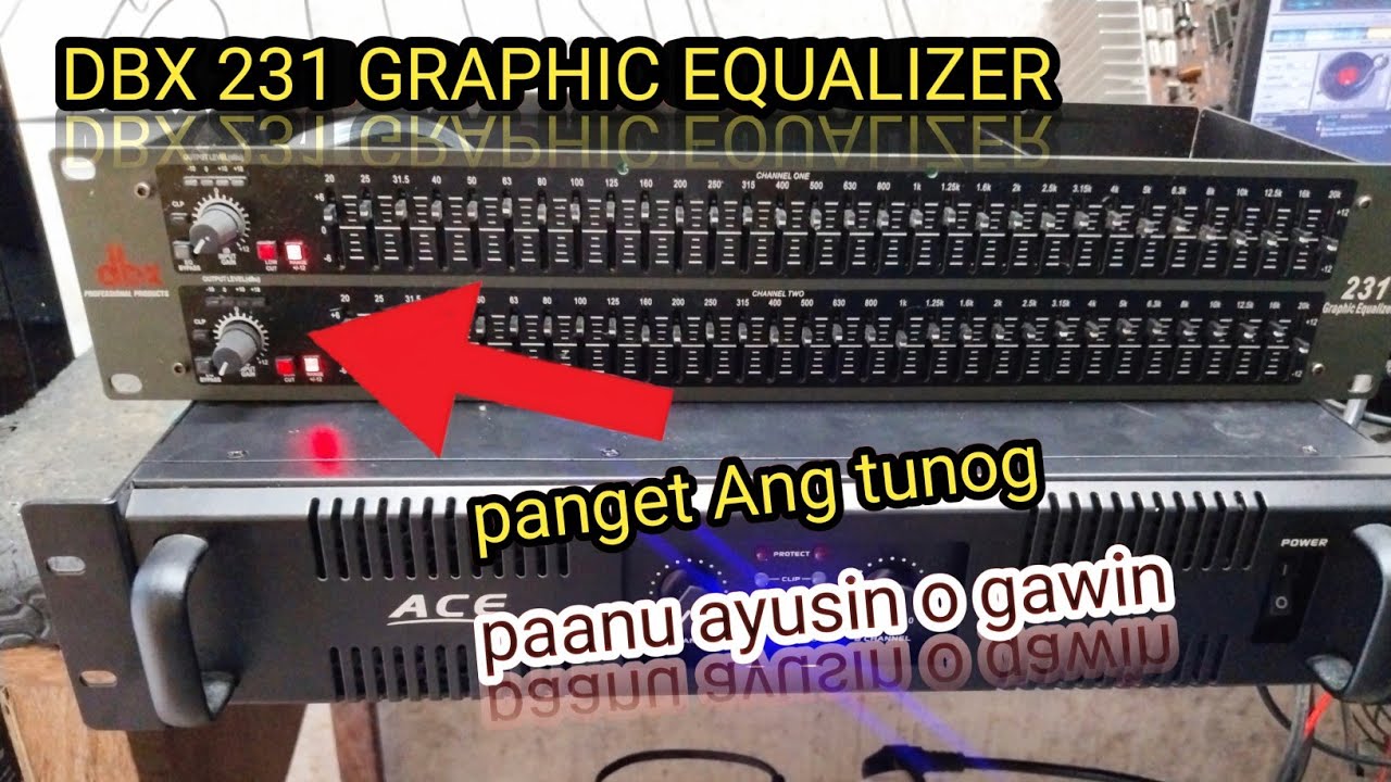 DBX 231 GRAPHIC Equalizer panget tunog,,paanu ayusin,,tips at tiknik sa pagrerepair/vlog