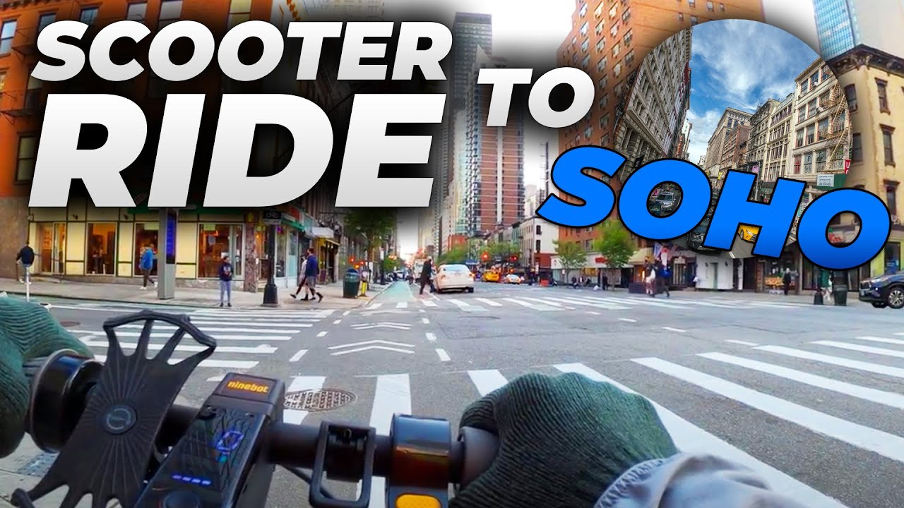 NYC Electric Scooter Ride from Upper East Side to Soho (April 26, 2021)
