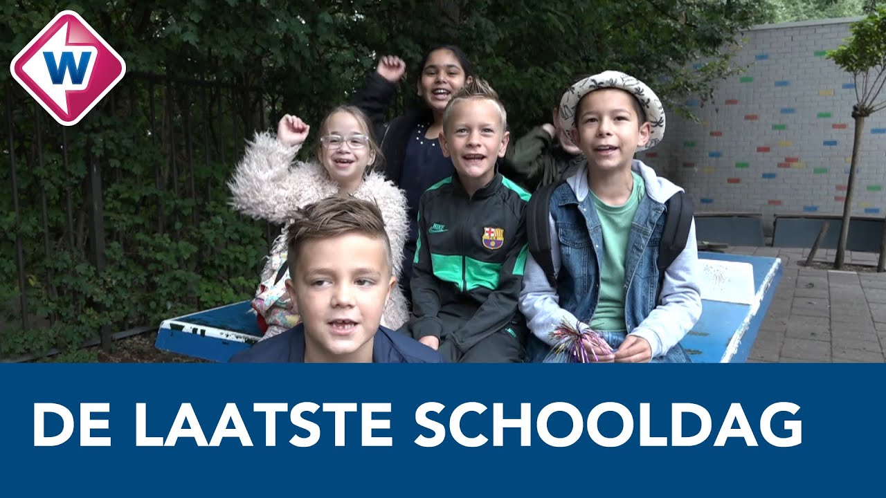Laatste schooldag: 'Hoop dat het in september weer normaal is' - OMROEP WEST