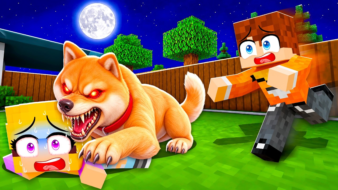 PATI ZOSTAŁA POGRYZIONA PRZEZ ZŁEGO SHIBE w Minecraft!