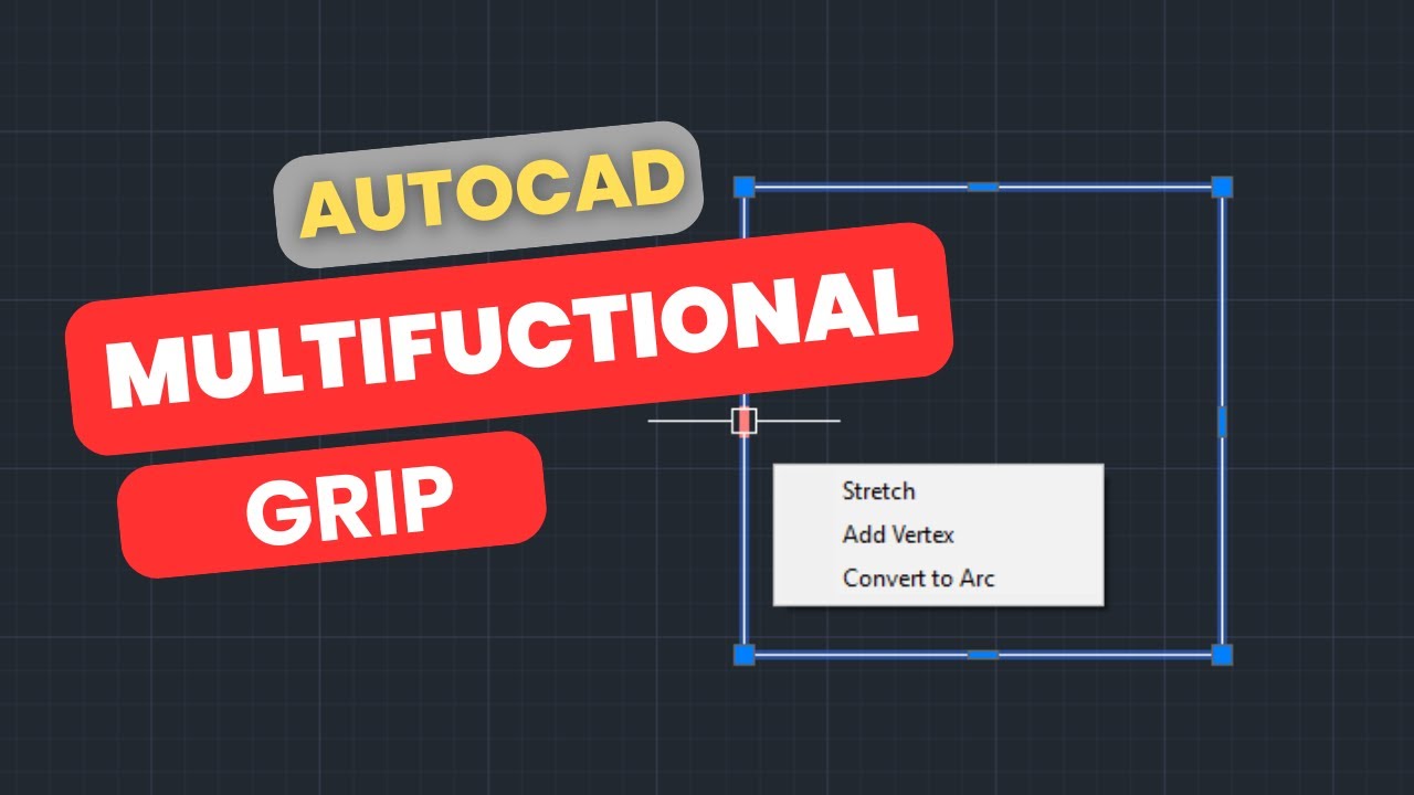 Multifunctional Grip in AutoCAD
