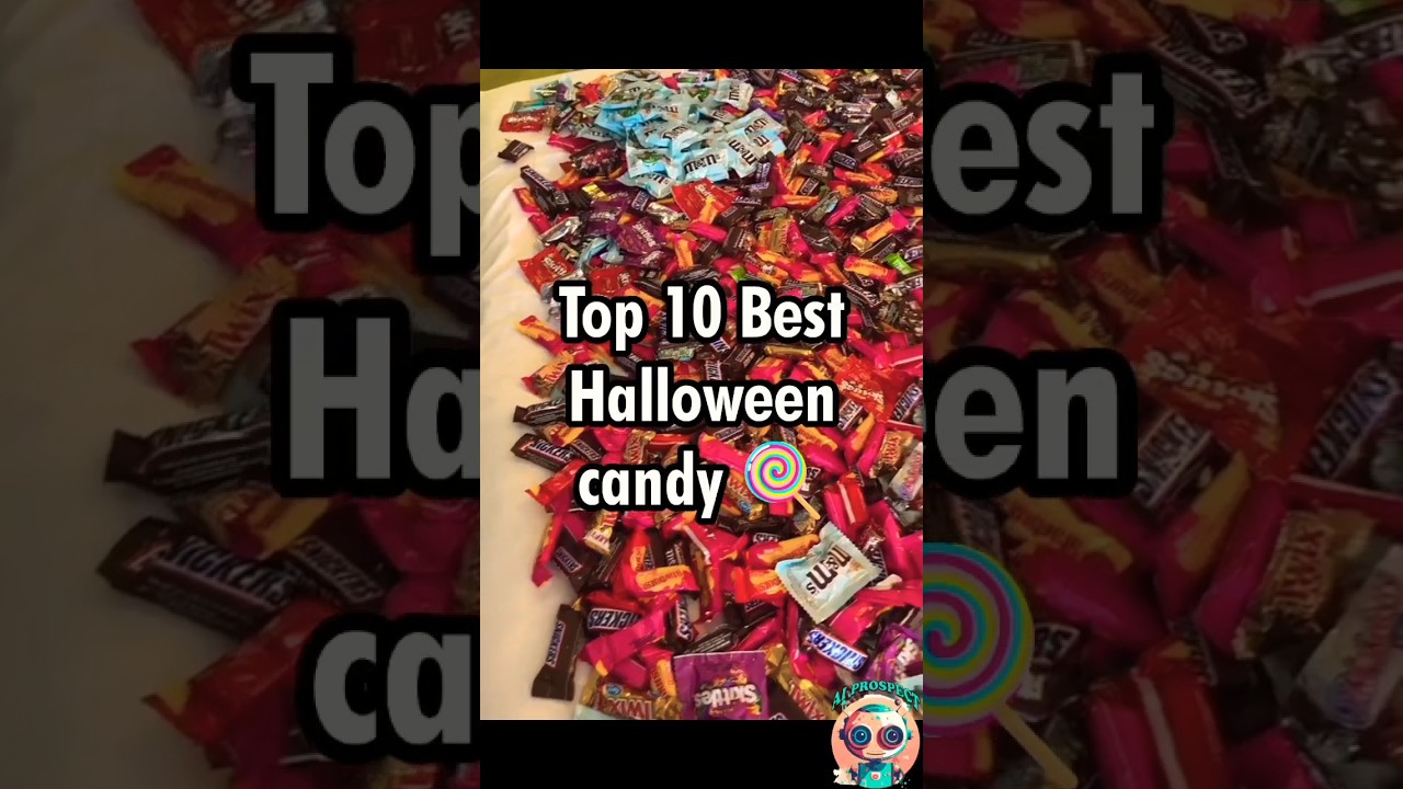 Top 10 Best Halloween Candies according to chatGPT #halloween #candy #shorts