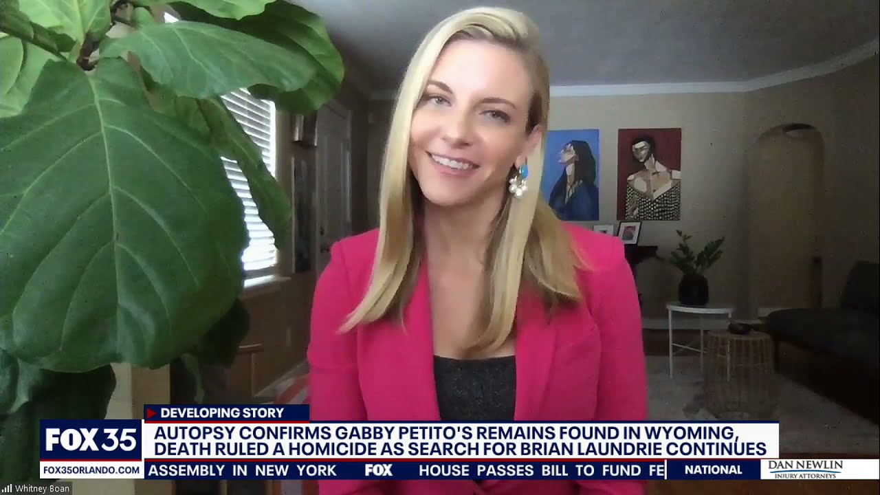 Attorney Whitney Boan WOFLFox 35: investigation of Brian Laundrie for Gabby Petito alleged homicide