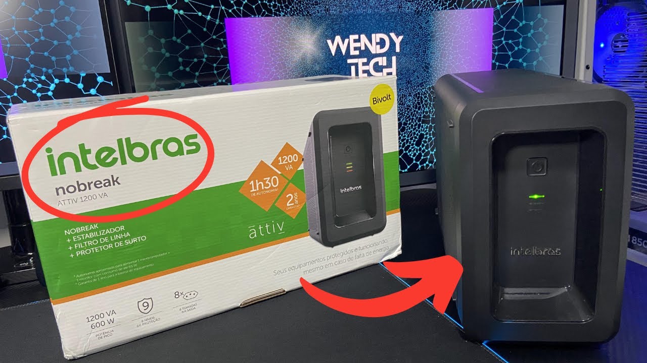 ✅NOBREAK ATTIV 1200VA INTELBRAS (unboxing)