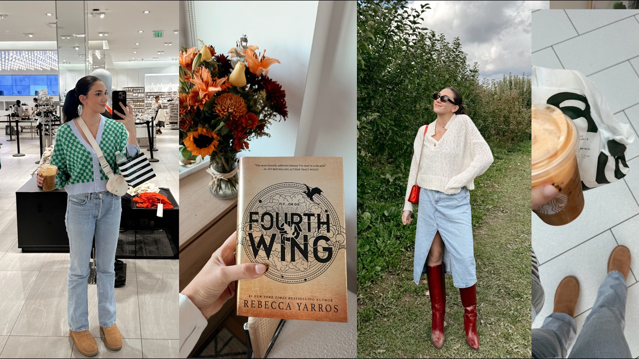 VLOG: NYC days in my life! long island mall day + haul, cozy fall activities + nostalgia