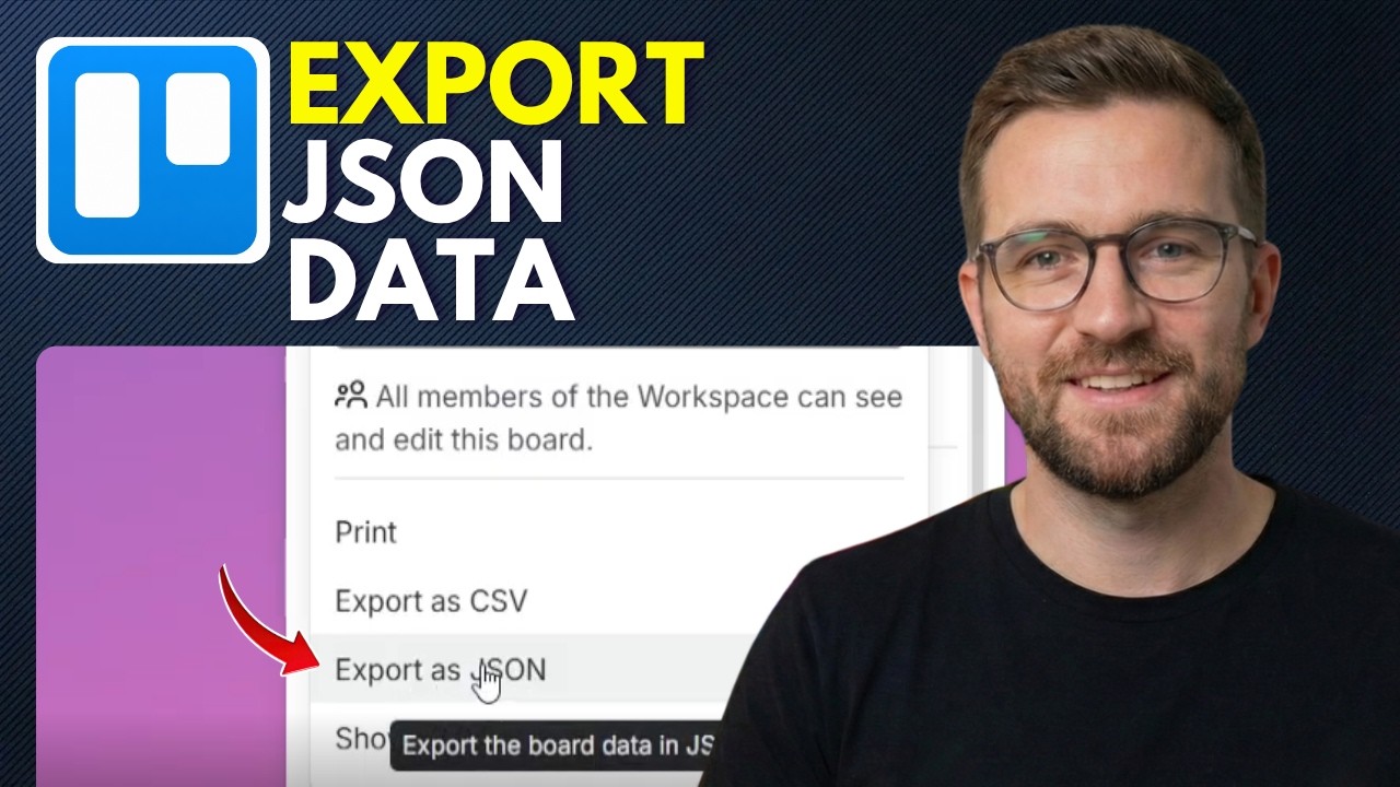 Как экспортировать данные в формате JSON из Trello (пошаговое руководство, 2026 г.)