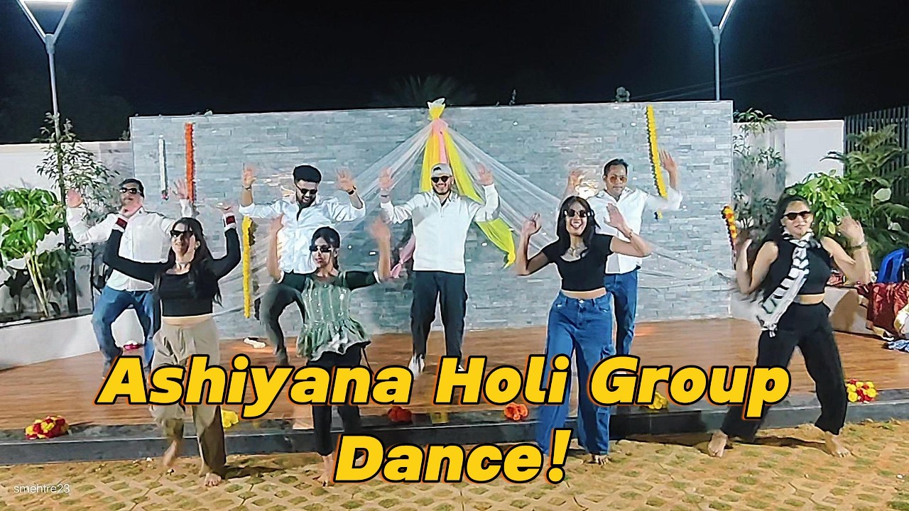 Grand Group Dance Performance | Holi Celebration | Sowparnika Ashiyana 🎨💃🎶| SIMPLE STEPS DANCE