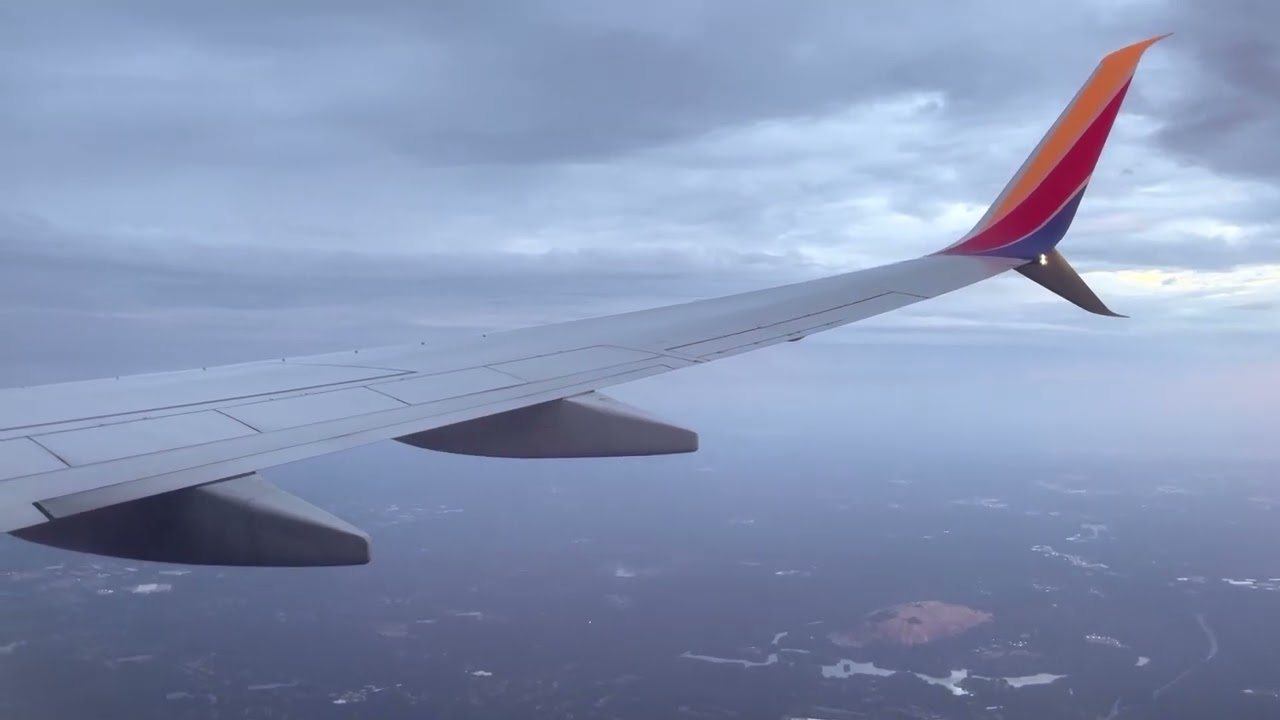 Southwest Airlines 737-800 Landing in Atlanta (ATL)