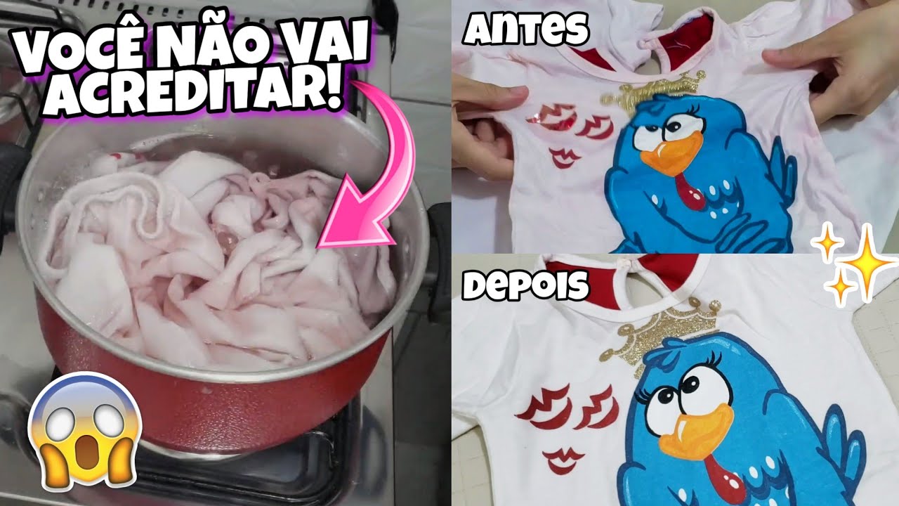 COMO TIRAR MANCHA ROUPA FEITA POR OUTRA ROUPA 💥