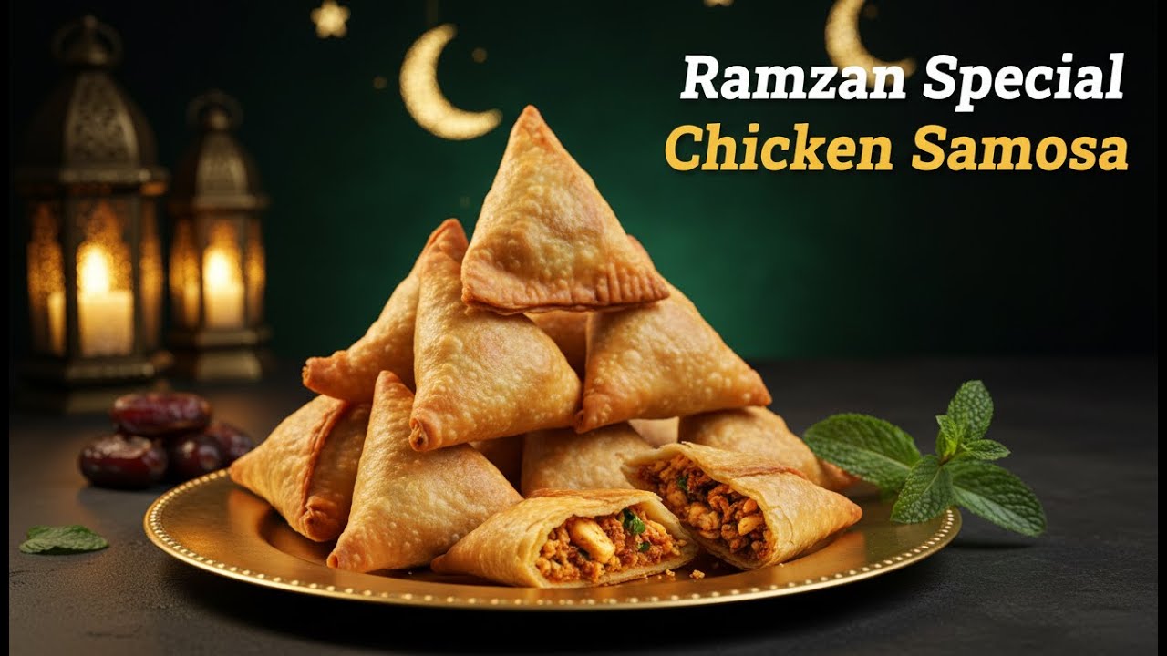 Ramzan Special Crispy Chicken Samosa  Easy Iftar Recipe 2026