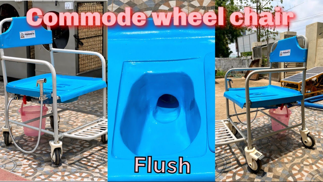 Commode wheel chair with Flush# Hand shower