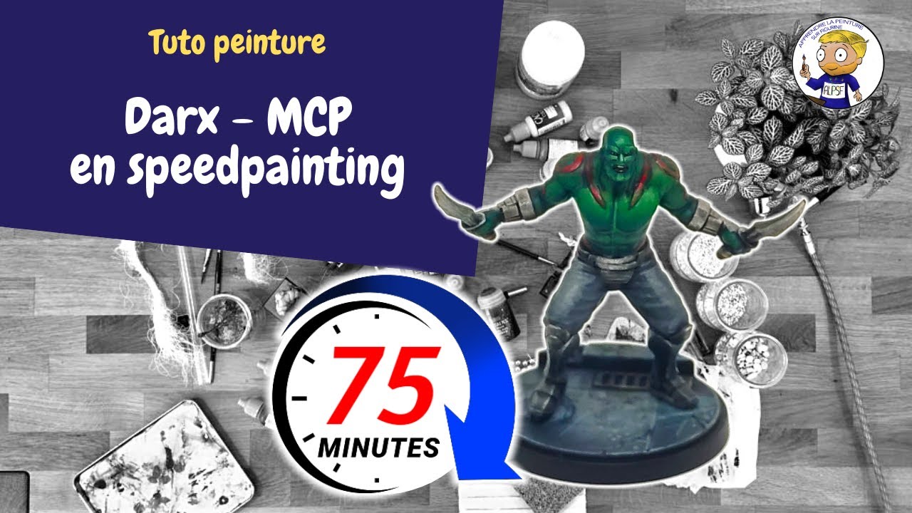 Comment peindre Drax en 75 minutes - Marvel Crisis Protocol - Apprendre la peinture sur figurine